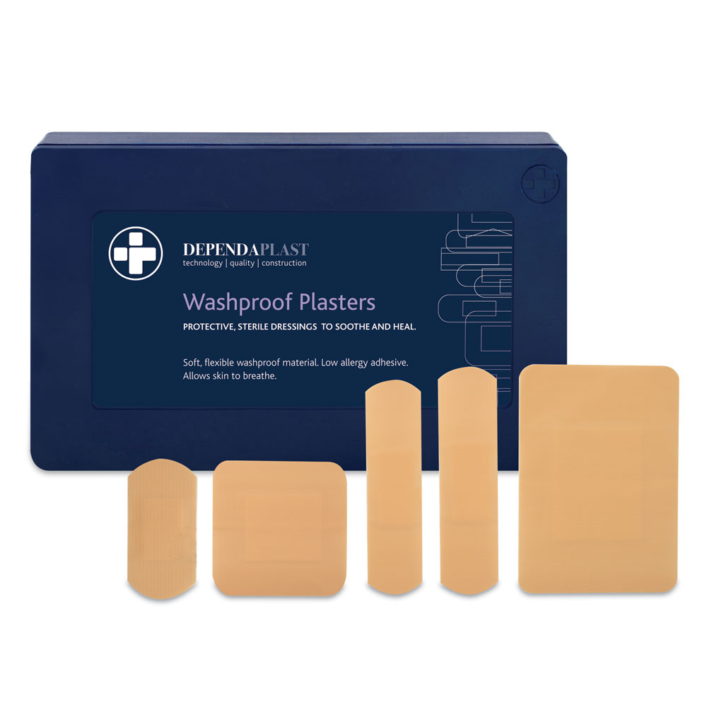 Dependaplast Washproof Plasters Assorted Box of 120