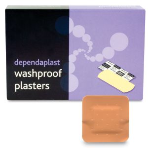 Dependaplast Washproof Plasters 4cm x 4cm Box of 100531
