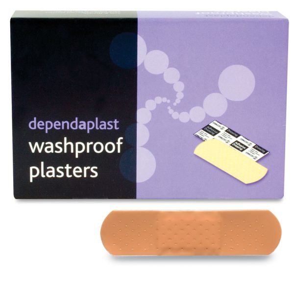 Dependaplast Washproof Plasters 7cm x 2cm Box of 100533