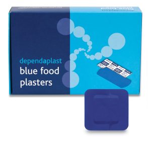 Dependaplast Blue Food Area 4cm x 4cm Box of 100541