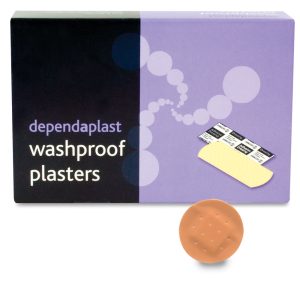 Dependaplast Washproof Plasters Spot 2.2cm Box of 100550