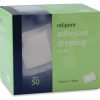 Relipore Adhesive Dressing pads 7.5cm x 7.5cm Box of 50601