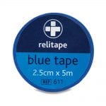 Relitape washproof blue tape 2.5cm x 5m611