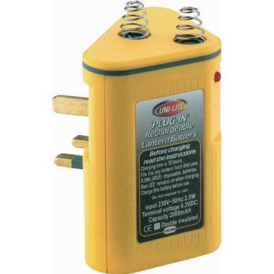 Plug in rechargeable lantern batteryF06091