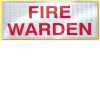 Fire Warden Reflective Badge SetF90040
