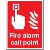Fire Alarm Call Point - 15 x 20cm . Are made from self adhesive vinyl  from St. John Ambulance .F90072