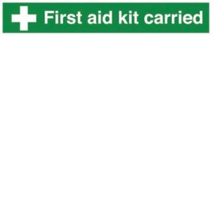 First aid kit carried signF90199