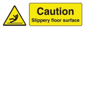 Slippery floor signF90427