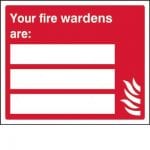 Fire Warden SignF90499