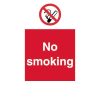 No smoking self adhesive vinyl sign - 15x20cmF90699