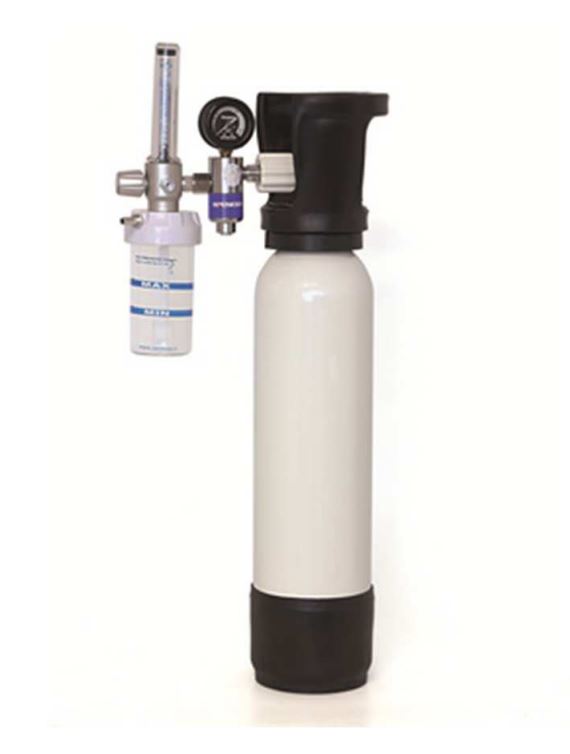 Ox-Gr 3 L Oxygen Cylinder complete with pressure reducer