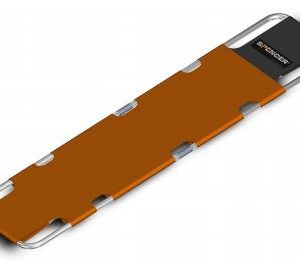 Lengthwise compact foldable stretcher Orange Spencer