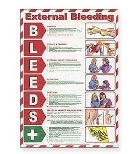 First Aid Poster - External BleedingTR/939