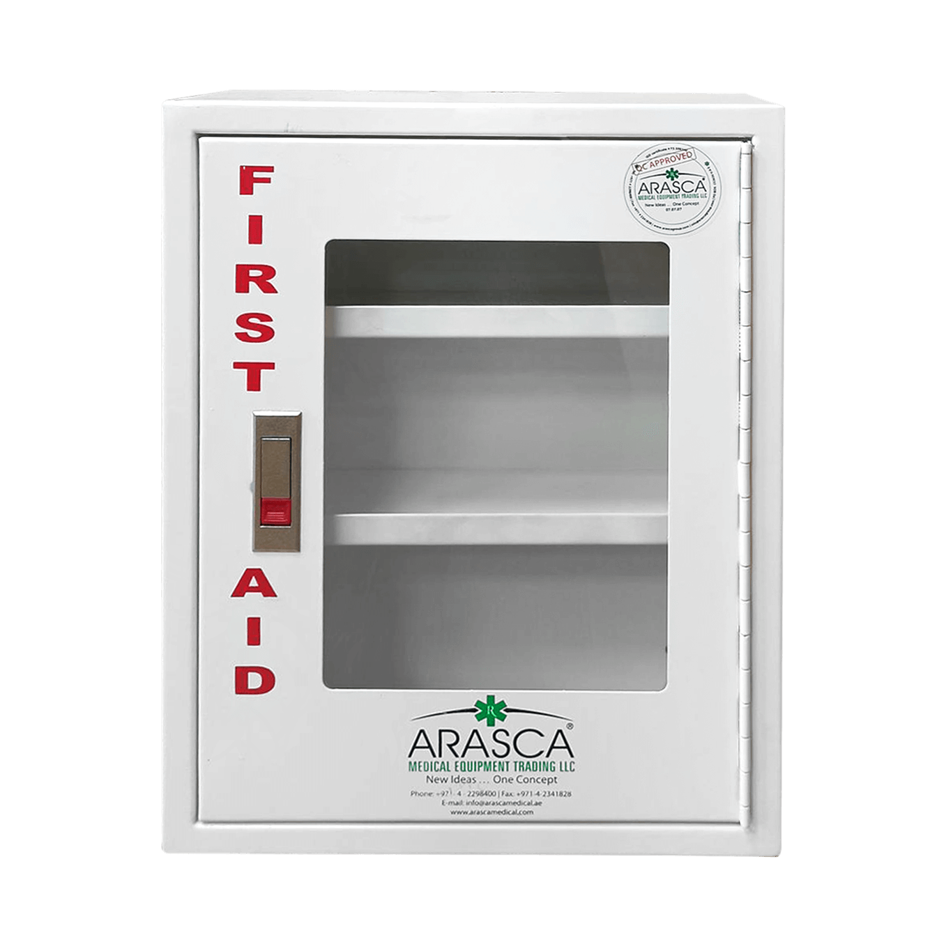 Empty First Aid Wall Mounted Metal Cabinet - ARASCA Medical Equipment  Trading LLC