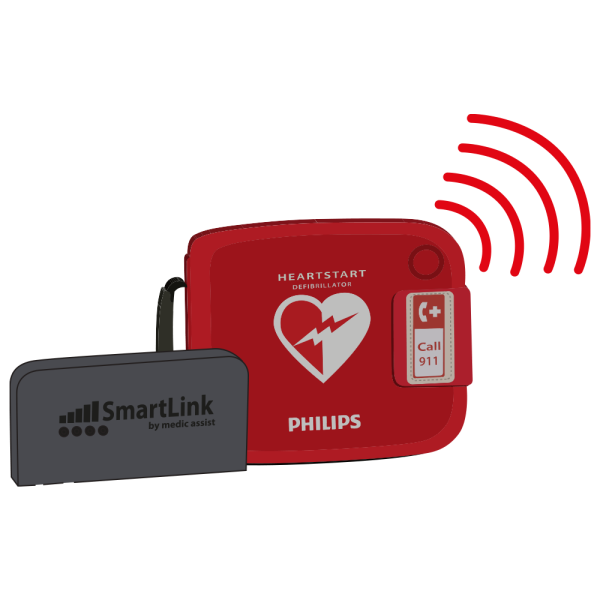 Smartlink Philips AED monitoring solution