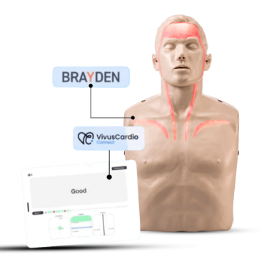 BRAYDEN PRO CPR Manikin (with Tablet)