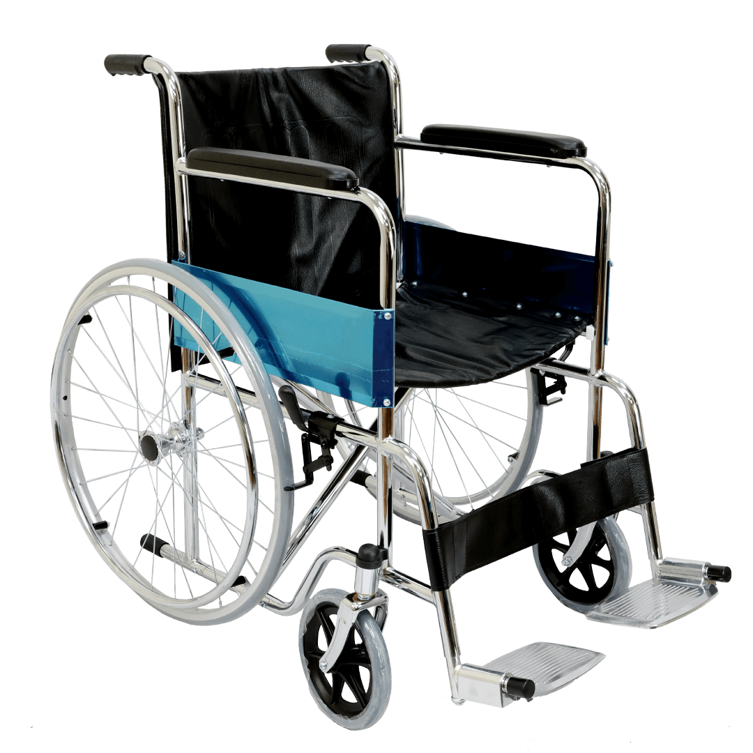BASIC STEEL WHEELCHAIR